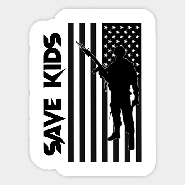 save children Sticker by suwalow